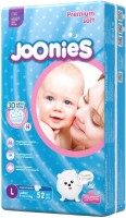 Photos - Nappies Joonies Premium Soft Diapers L / 52 pcs 