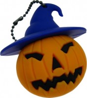 Photos - USB Flash Drive Uniq Halloween Pumpkin in a Hat 3.0 8Gb 