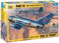 Photos - Model Building Kit Zvezda Soviet Fighter MIG-15 Fagot (1:72) 