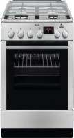 Photos - Cooker AEG CKR56400-BX stainless steel