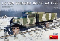 Model Building Kit MiniArt 1.5 Ton Railroad Truck AA Type (1:35) 