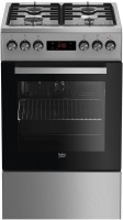 Photos - Cooker Beko FSE 52326 DXD stainless steel