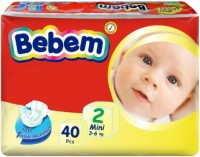 Photos - Nappies Bebem Diapers 2 / 40 pcs 