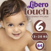 Photos - Nappies Libero Touch Pants 6 / 64 pcs 