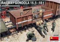 Model Building Kit MiniArt Railway Gondola 16.5-18T (1:35) 