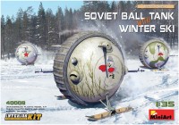 Model Building Kit MiniArt Soviet Ball Tank with Winter Ski (1:35) 