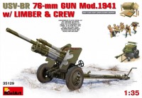 Model Building Kit MiniArt USV-BR 76-mm Gun Mod.1941 (1:35) 