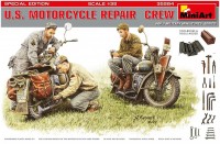Model Building Kit MiniArt U.S. Motorcycle Repair Crew (1:35) 