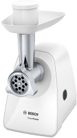 Photos - Meat Mincer Bosch SmartPower MFW2520W white