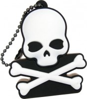 Photos - USB Flash Drive Uniq Pirate Symbol Skull and Bones 16 GB