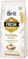 Dog Food Brit Fresh Chicken with Potato Adult Great Life 