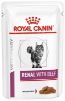Photos - Cat Food Royal Canin Renal Beef Gravy Pouch  12 pcs