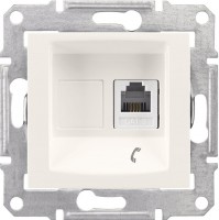 Photos - Socket Schneider Sedna SDN4101123 ivory