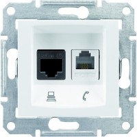 Photos - Socket Schneider Sedna SDN5100121 white