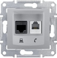 Photos - Socket Schneider Sedna SDN5100160 silver