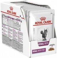 Photos - Cat Food Royal Canin Renal Fish Gravy Pouch  12 pcs