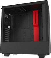 Photos - Computer Case NZXT H510 red