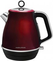 Photos - Electric Kettle Morphy Richards Evoke 104408 burgundy