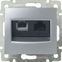 Photos - Socket Legrand Valena Classic 770280 silver