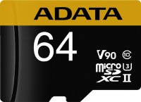Photos - Memory Card A-Data Premier ONE microSDXC UHS-II U3 Class 10 64 GB