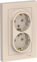 Photos - Socket Schneider AtlasDesign ATN000224 beige