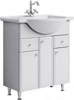 Photos - Washbasin cabinet AQWELLA Barcelona Lux 85 Ba-L.01.08 