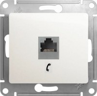 Photos - Socket Schneider Glossa GSL000681T white