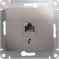 Photos - Socket Schneider Glossa GSL001281T gray