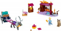 Photos - Construction Toy Lego Elsa and the Reindeer Carriage 41166 