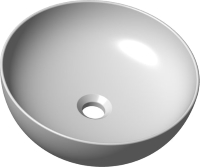 Photos - Bathroom Sink Ravak Uni Slim B 400 400 mm