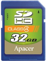 Photos - Memory Card Apacer SDHC Class 4 32 GB