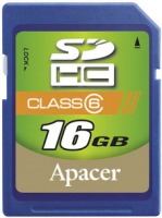 Photos - Memory Card Apacer SDHC Class 6 16 GB