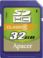 Photos - Memory Card Apacer SDHC Class 6 32 GB