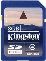 Photos - Memory Card Kingston SDHC Class 4 8 GB