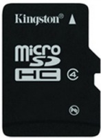 Photos - Memory Card Kingston microSDHC Class 4 4 GB