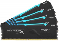 Photos - RAM HyperX Fury DDR4 RGB 4x8Gb HX424C15FB3AK4/32