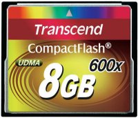 Photos - Memory Card Transcend CompactFlash 600x 8 GB