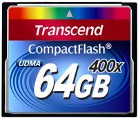 Photos - Memory Card Transcend CompactFlash 400x 64 GB