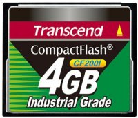 Photos - Memory Card Transcend CompactFlash 200x 4 GB