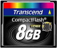 Photos - Memory Card Transcend CompactFlash 300x 8 GB