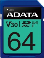 Memory Card A-Data Premier Pro SDXC UHS-I U3 Class 10 (V30S) 64 GB