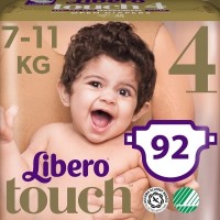 Photos - Nappies Libero Touch Open 4 / 92 pcs 