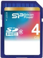 Photos - Memory Card Silicon Power SDHC Class 6 4 GB