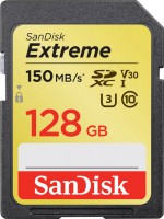 Memory Card SanDisk Extreme SDXC Class 10 UHS-I U3 150MB/s 128 GB