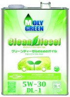Photos - Engine Oil MolyGreen Clean Diesel 5W-30 DL-1 4L 4 L