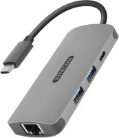 Card Reader / USB Hub Sitecom USB-C to Gigabit LAN Adapter CN-378 