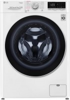 Photos - Washing Machine LG AI DD F4R5TG0W white