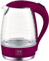 Photos - Electric Kettle VES H-169 burgundy