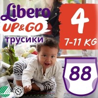 Photos - Nappies Libero Up and Go 4 / 88 pcs 