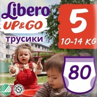 Photos - Nappies Libero Up and Go 5 / 80 pcs 